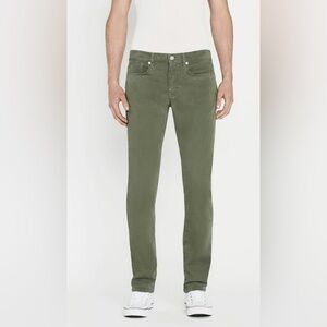 Frame Denim Men's Green Slim Jeans